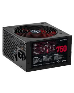 FUENTE ALIMENTACION NOX NX750 750W ATX NEGRO ROJO
