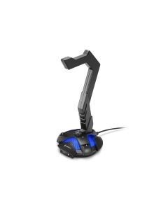 SOPORTE AURICULARES SHARKOON X-REST 7.1 NEGRO