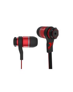 AURICULAR GAMING OZONE TRIFX ROJO NEGRO MICROFONO ALAMBRICO