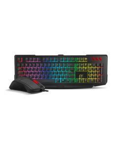 KIT TECLADO Y RATON GAMING OZONE DOUBLE TAP ES