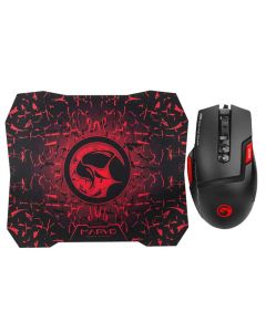 PACK SCORPION RATÓN+ALFOMBRILLA GAMING M355+G1 BK NEGRO