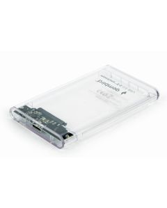 CARCASA DISCO DURO GEMBIRD SATA USB 3.0 2,5" TRANSPARENTE
