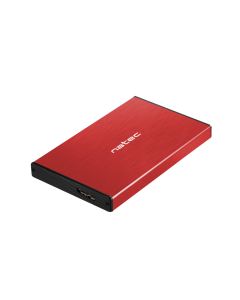 CAJA EXTERNA NATEC RHINO GO DISCO DURO 2,5" USB 3.0 SATA ROJA