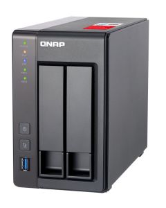 NAS QNAP TS-251+ -2G 2 BAHIAS 2,0 GHZ NEGRO