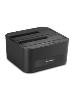 DOCKING STATION SHARKOON QUICKPORT XT DUO 2.5"/3.5" SATA USB 3.0 CLONE FUNCTION