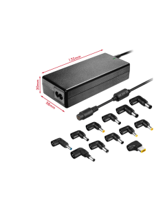 CARGADOR DE PORTATIL LEOTEC HOME 90W AUTOMATICO 12 CONECTORES 15-20V