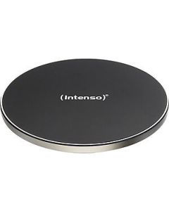 CARGADOR INTENSO Qi INALAMBRICO 10W ALUMINIO NEGRO RAPIDO