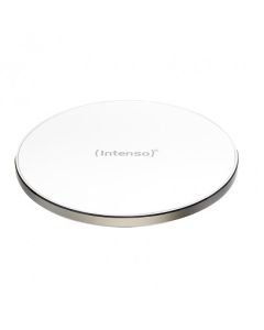 CARGADOR INTENSO Qi INALAMBRICO 10W ALUMINIO BLANCO RAPIDO