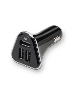 CARGADOR DE COCHE USB TQCC-2003 3xUSB 5.2 A(TOTAL) AI-TECH NEGRO
