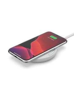 CARGADOR QI INALAMBRICO BELKIN BOOSTCHARGE 15W + CABLE TIPO C BLANCO