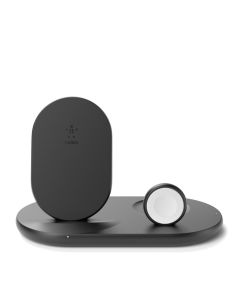 ESTACION DE CARGA BELKIN BOOSTCHARGE PARA APPLE 3 EN 1 NEGRO NEGRO