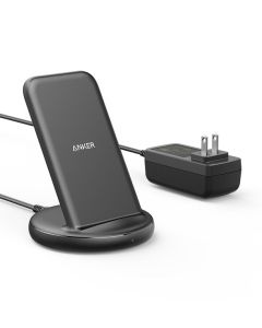 CARGADOR QI INALAMBRICO ANKER POWER WAVE II STAND 15W NEGRO