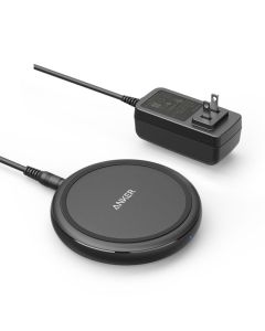 CARGADOR QI INALAMBRICO ANKER POWER WAVE II PAD 15W NEGRO