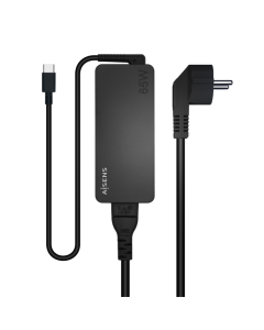 CARGADOR AISENS 65W PD3.0 1XUSB-C 1.8M NEGRO