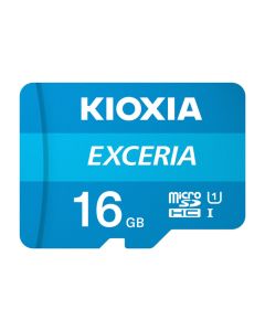 MICRO SD KIOXIA 16GB EXCERIA UHS-I C10 R100 CON ADAPTADOR