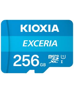 MICRO SD KIOXIA 256GB EXCERIA UHS-I C10 R100 CON ADAPTADOR