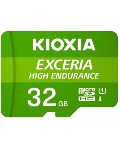 MICRO SD KIOXIA 32GB EXCERIA HIGH ENDURANCE UHS-I C10 R98 CON ADAPTADOR