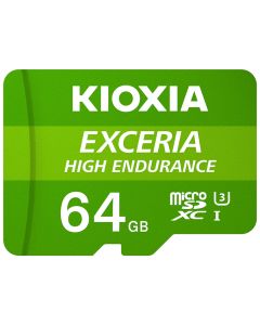 MICRO SD KIOXIA 64GB EXCERIA HIGH ENDURANCE UHS-I C10 R98 CON ADAPTADOR