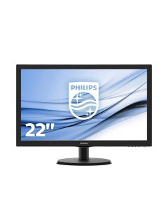 MONITOR PHILIPS 223V5LSB 21,5" LED FHD 1080P 5MS VGA DVI NEGRO MATE