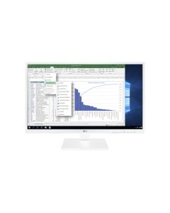 MONITOR LG 24BK550Y-W 23,8" IPS FHD 5MS USB DVI HDMI VGA DP PIVOT AJUST MM BLANC