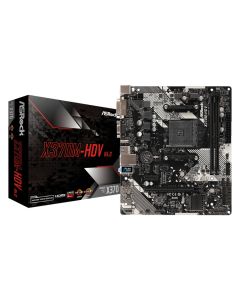 PLACA BASE ASROCK X370M-HDV R4.0 AM4 MATX 2XDDR4