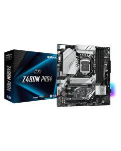 PLACA BASE ASROCK Z490M PRO4 1200 MATX 4XDDR4