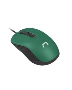 RATON NATEC DRAKE OPTICO 3200 DPI VERDE NEGRO