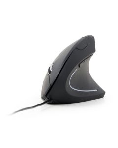 RATON ERGONOMICO GEMBIRD NEGRO 6 BOTONES