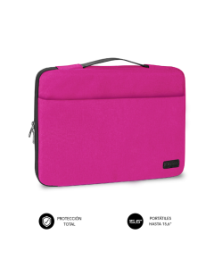 FUNDA PORTATIL SUBBLIM ELEGANT LAPTOP SLEEVE 15,6" PINK