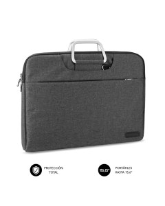 FUNDA PORTATIL SUBBLIM BUSINESS LAPTOP SLEEVE 15,6" GREY