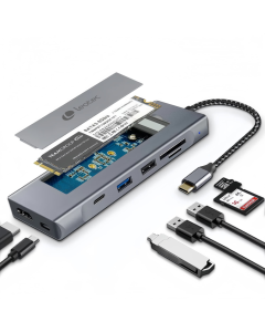 LEOTEC DOCKING STATION 8-1 CON CAJA EXTERNA SSD M2