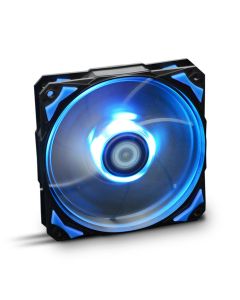 VENTILADOR CAJA NOX HUMMER H-FAN LED 120MM NEGRO LED AZUL