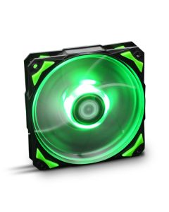VENTILADOR CAJA NOX HUMMER H-FAN LED 120MM NEGRO LED VERDE
