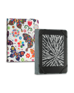 FUNDA EBOOK SUBBLIM CLEVER CASE 6" MARIPOSAS