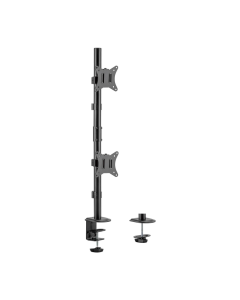 SOPORTE MESA AISENS GIRATORIO E INCLINABLE 2 MONITOR/TV 9KG 17-32