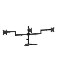 SOPORTE MONITOR AISENS MESA PEANA GIRA INCLI 3 MONI 10KG (3 PIV 2 BRAZOS)13"-27"