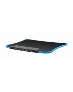 ALFOMBRILLA RATON LED GEMBIRD CON HUB 4x USB