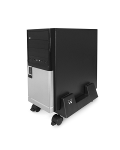 SOPORTE ORDENADOR EWENT CAJON AJUSTABLE CON RUEDAS
