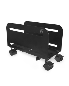 SOPORTE ORDENADOR EWENT CAJON AJUSTABLE CON RUEDAS METAL