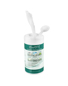 TOALLITAS DE LIMPIEZA EWENT UNIVERSALES 100 UNIDADES