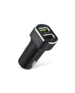CARGADOR COCHE 1LIFE PA 2XUSB NEGRO