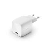 ADAPTADOR DE CORRIENTE BELKIN BOOSTCHARGE BLANCO 1x TIPO C 30W CARGA RAPIDA