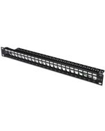PATCH PANEL DIGITUS 24 PUERTOS 1U APANTALLADO NEGRO
