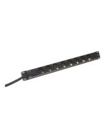 REGLETA DIGITUS PROTECCION 8 TOMAS SCHUKO 2M 1U NEGRO
