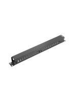 ORGANIZADOR DE CABLES LANBERG METALICO 1U TIPO A RACK 19 NEGRO
