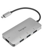 ADAPTADOR TARGUS USB-C A 4xUSB 3.0 PLATA