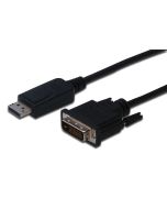 CONVERSOR DIGITUS VIDEO DISPLAYPORT DP-DVI (24+1) M/M 3M DP 1.1A CE SW