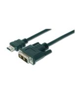 CONVERSOR DIGITUS VIDEO HDMI TIPO A-DVI (18+1) M/M 3M FULL HD sw