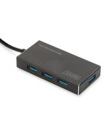 HUB DIGITUS USB 3.0 4 PUERTOS ALIMENTACION DE CORRIENTE DE 5V/2A