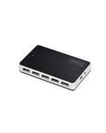 HUB DIGITUS USB 2.0 10 PUERTOS 10X USB A/H 1X USB MINI INCL. FUENTE DE ALIMENT